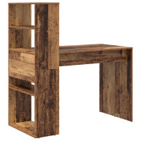 Produktbild för Skrivbord Gammalt trä 113 x 54 x 120 cm Konstruerat trä