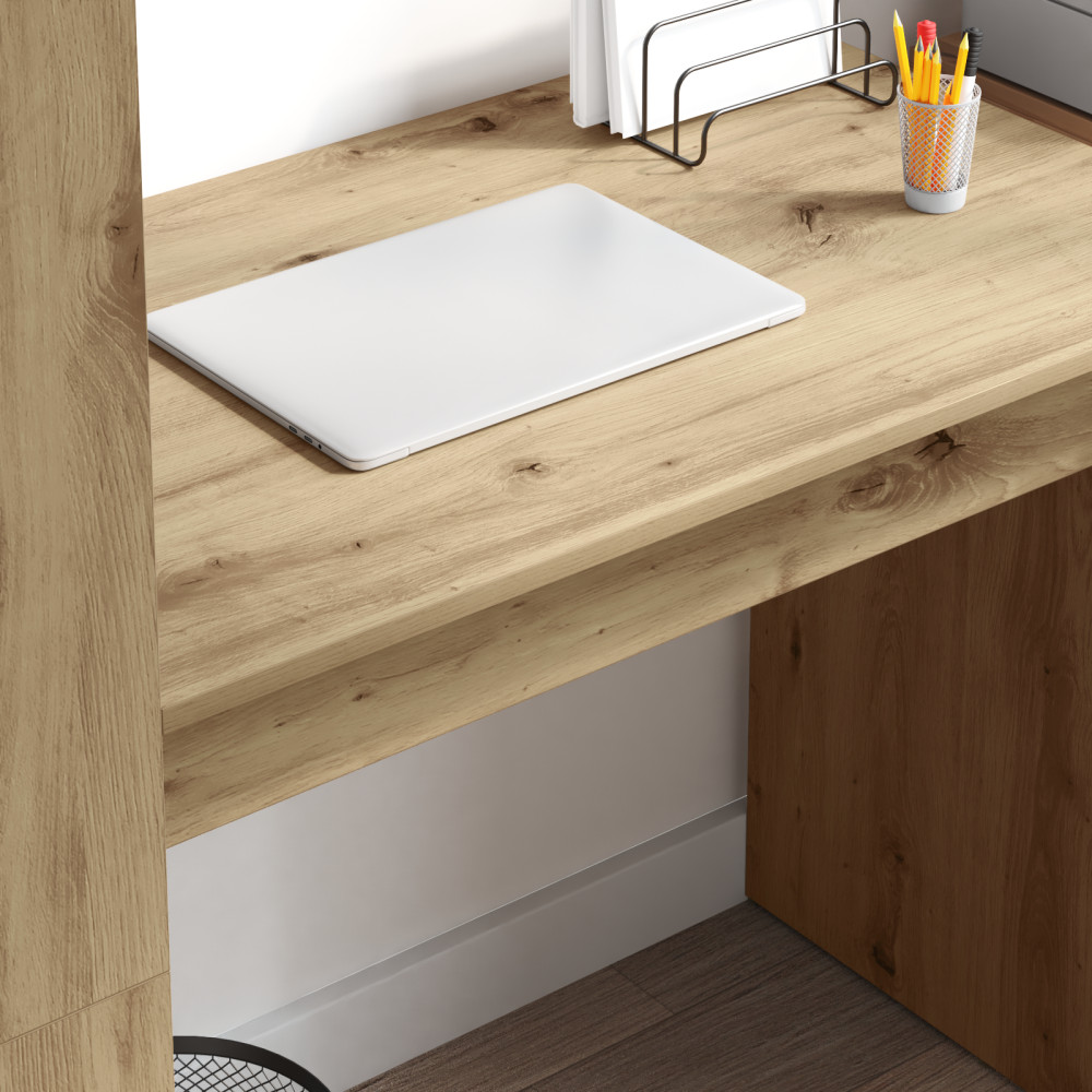Produktbild för Skrivbord Artisan Ek 113 x 54 x 120 cm Konstruerat trä
