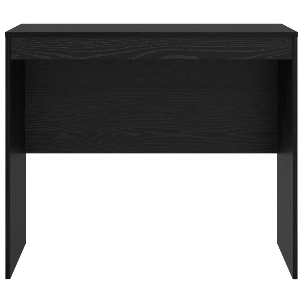Produktbild för Skrivbord Svart Ek 100 x 50 x 76 cm