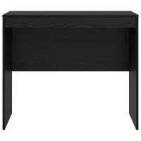 Produktbild för Skrivbord Svart Ek 100 x 50 x 76 cm