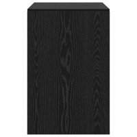 Produktbild för Skrivbord Svart Ek 100 x 50 x 76 cm
