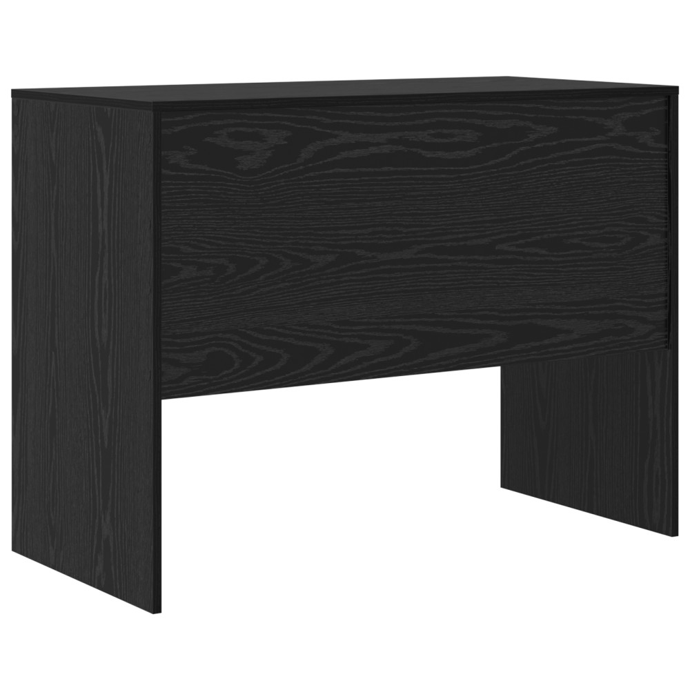 Produktbild för Skrivbord Svart Ek 100 x 50 x 76 cm