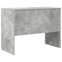 Produktbild för Skrivbord Betonggrå 100 x 50 x 76 cm