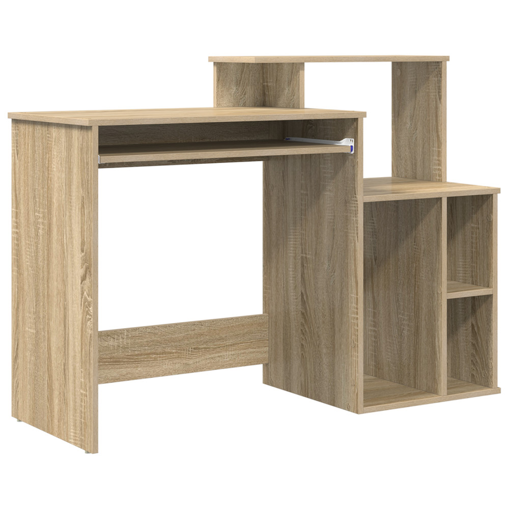 Produktbild för Skrivbord Sonoma-ek 120,5 x 44 x 88,5 cm Konstruerat trä
