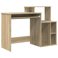 Produktbild för Skrivbord Sonoma-ek 120,5 x 44 x 88,5 cm Konstruerat trä