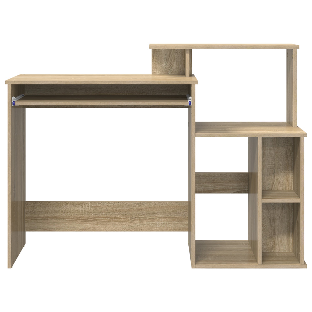Produktbild för Skrivbord Sonoma-ek 120,5 x 44 x 88,5 cm Konstruerat trä