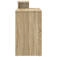 Produktbild för Skrivbord Sonoma-ek 120,5 x 44 x 88,5 cm Konstruerat trä