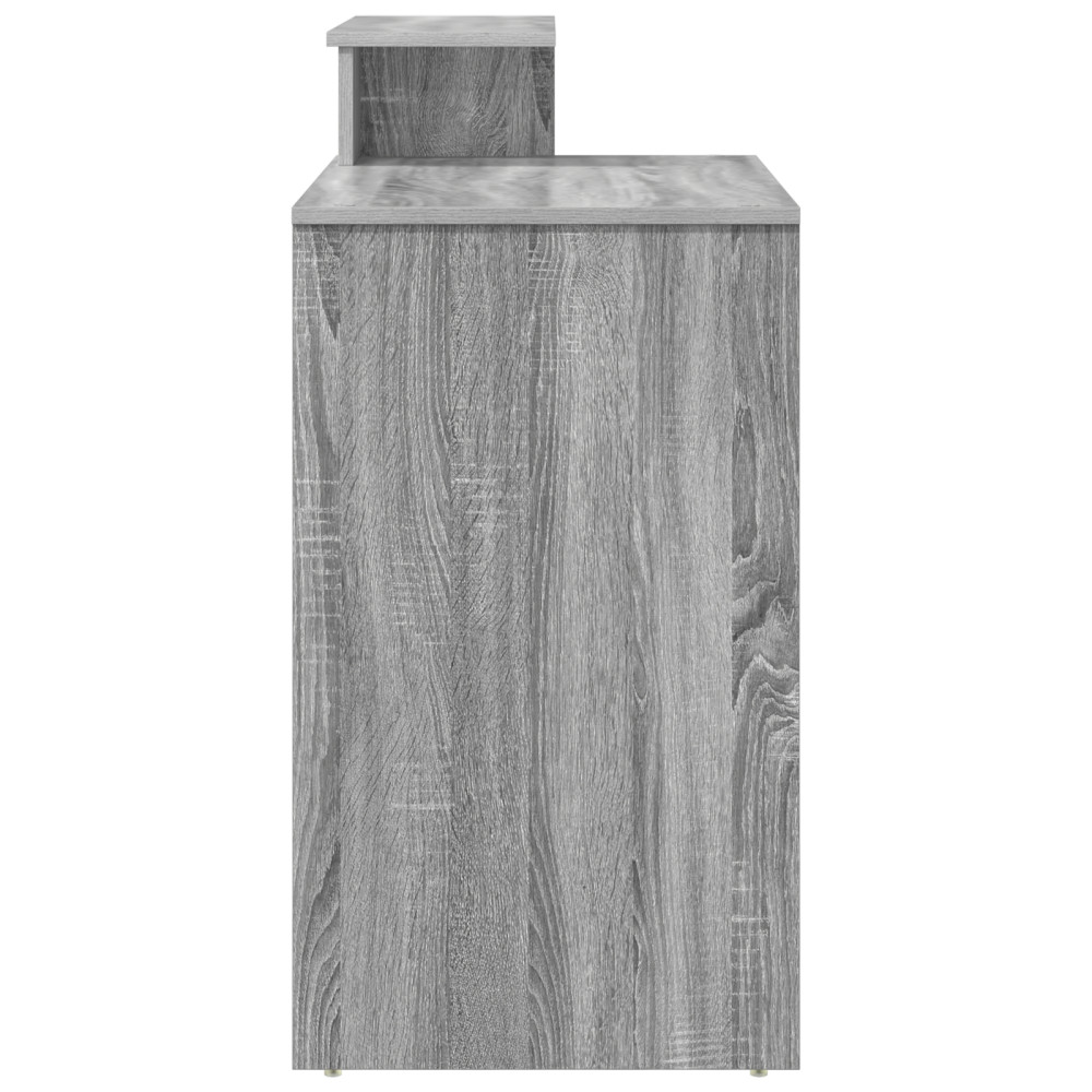 Produktbild för Skrivbord Grå Sonoma 120,5 x 44 x 88,5 cm Konstruerat trä