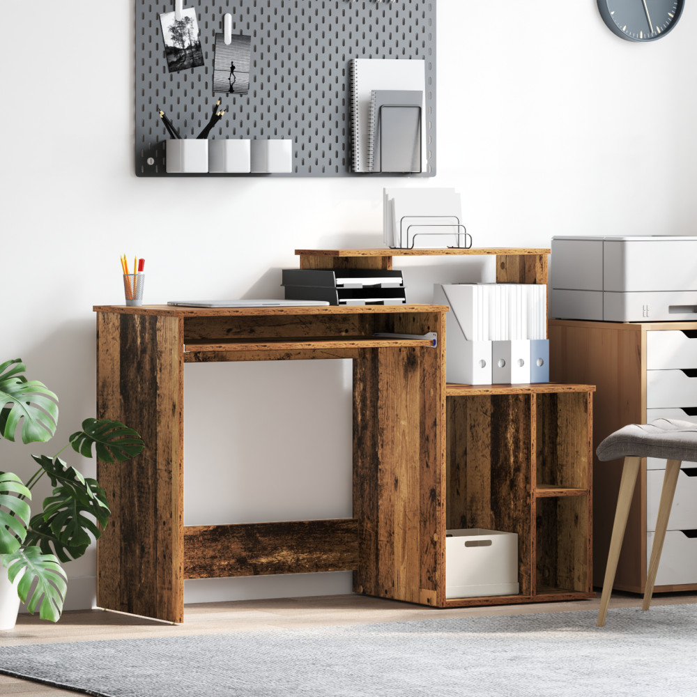Produktbild för Skrivbord Gammalt trä 120,5 x 44 x 88,5 cm Konstruerat trä