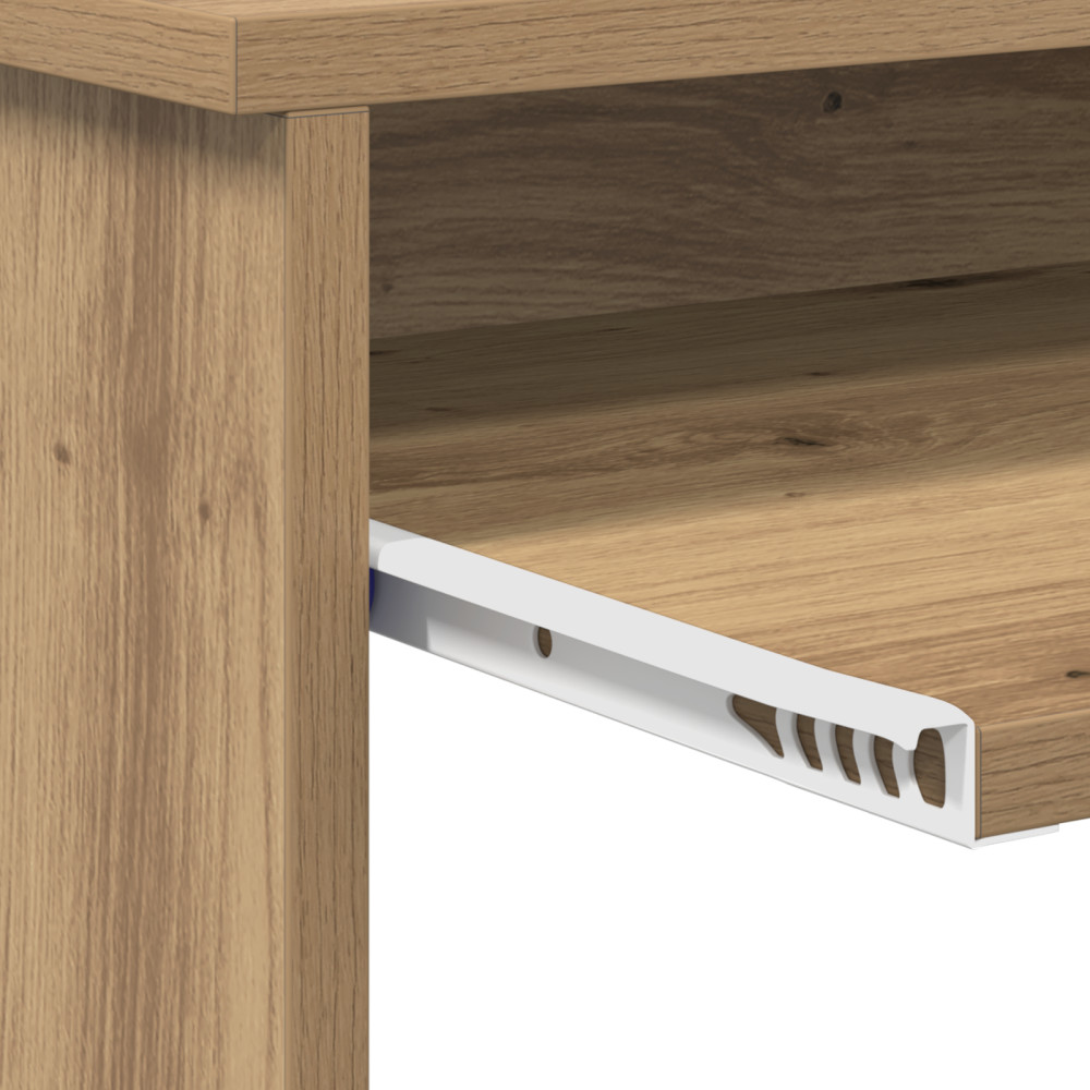 Produktbild för Skrivbord Artisan Ek 120,5 x 44 x 88,5 cm Konstruerat trä