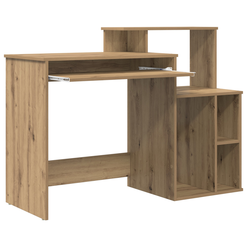 Produktbild för Skrivbord Artisan Ek 120,5 x 44 x 88,5 cm Konstruerat trä