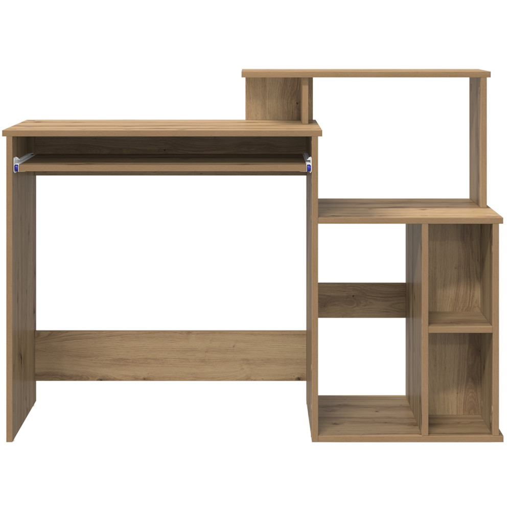 Produktbild för Skrivbord Artisan Ek 120,5 x 44 x 88,5 cm Konstruerat trä