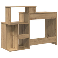 Produktbild för Skrivbord Artisan Ek 120,5 x 44 x 88,5 cm Konstruerat trä