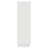 Produktbild för Skrivbord med hylla Vit 71.5 x 31.5 x 106.5 cm Konstruerat trä