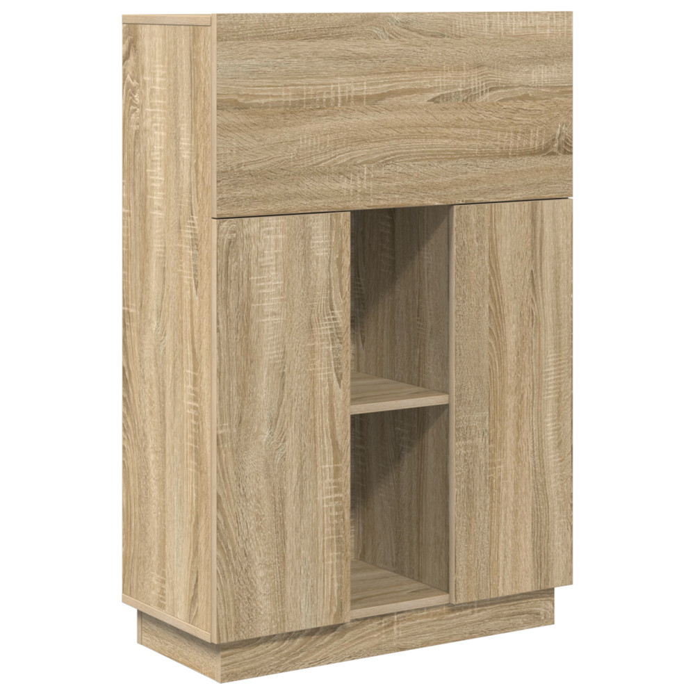 Produktbild för Skrivbord Sonoma-ek 71.5 x 31.5 x 106.5 cm Konstruerat trä