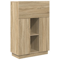 Produktbild för Skrivbord Sonoma-ek 71.5 x 31.5 x 106.5 cm Konstruerat trä