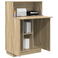 Produktbild för Skrivbord Sonoma-ek 71.5 x 31.5 x 106.5 cm Konstruerat trä