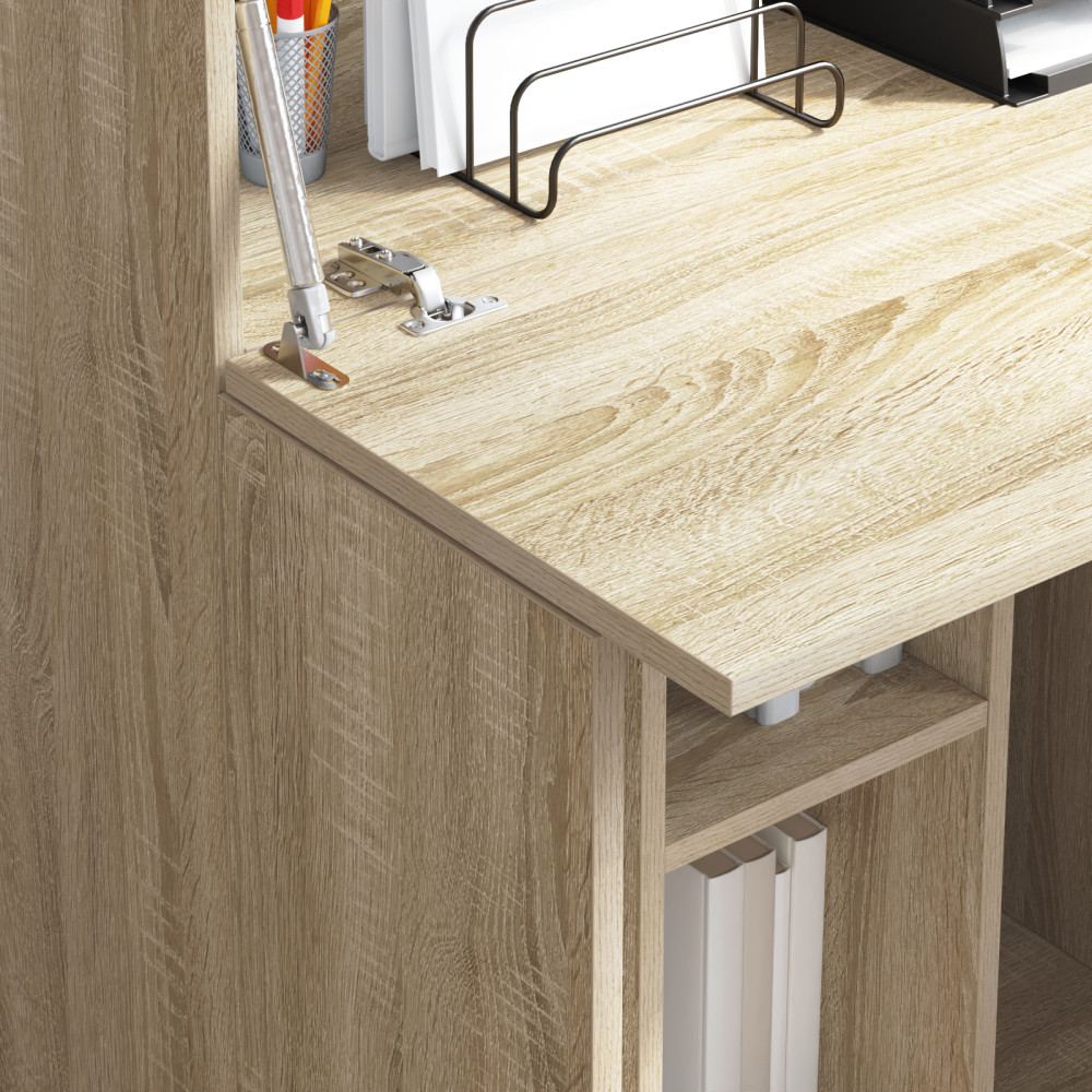 Produktbild för Skrivbord Sonoma-ek 71.5 x 31.5 x 106.5 cm Konstruerat trä