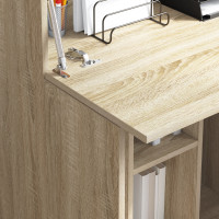 Produktbild för Skrivbord Sonoma-ek 71.5 x 31.5 x 106.5 cm Konstruerat trä