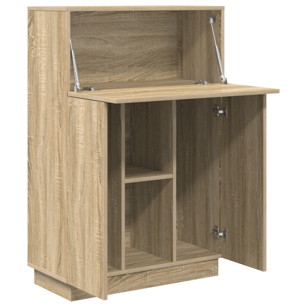 Produktbild för Skrivbord Sonoma-ek 71.5 x 31.5 x 106.5 cm Konstruerat trä