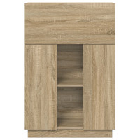Produktbild för Skrivbord Sonoma-ek 71.5 x 31.5 x 106.5 cm Konstruerat trä