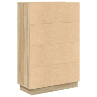 Produktbild för Skrivbord Sonoma-ek 71.5 x 31.5 x 106.5 cm Konstruerat trä