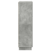 Produktbild för Skrivbord Betonggrå 71.5 x 31.5 x 106.5 cm Konstruerat trä