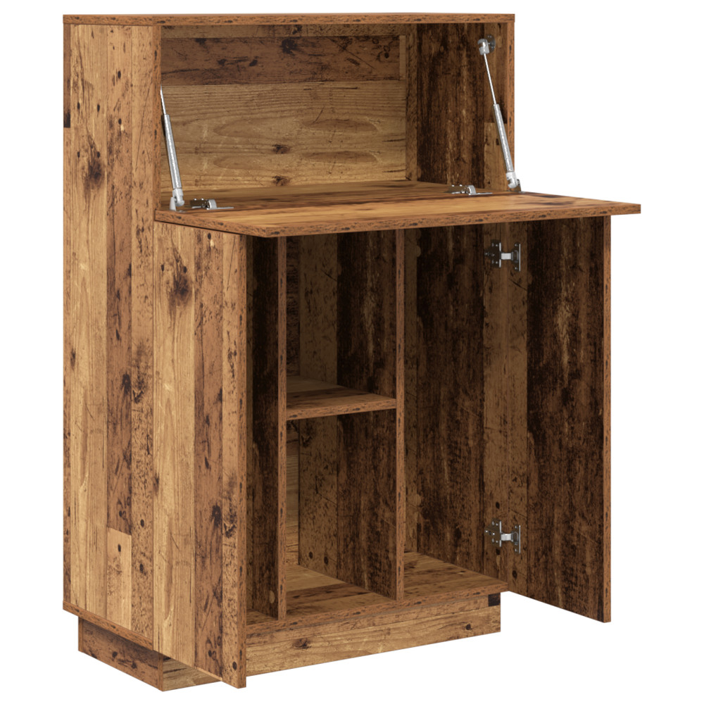 Produktbild för Skrivbord Gammalt trä 71.5 x 31.5 x 106.5 cm Konstruerat trä