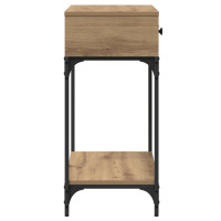Produktbild för Konsolbord artisan ek 75 x 34,5 x 75 cm Konstruerat trä