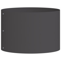 Produktbild för Krukring Svart 30 x 30 x 20 cm Kallvalsat stål