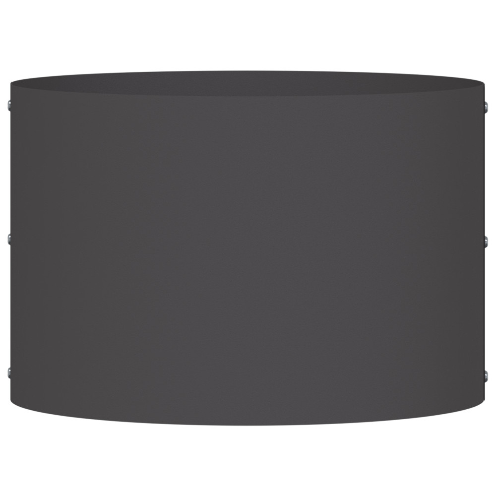 Produktbild för Krukring Svart 30 x 30 x 20 cm Kallvalsat stål