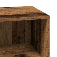 Produktbild för Badrumsskåp Gammalt trä 80 x 33 x 60 cm Konstruerat trä