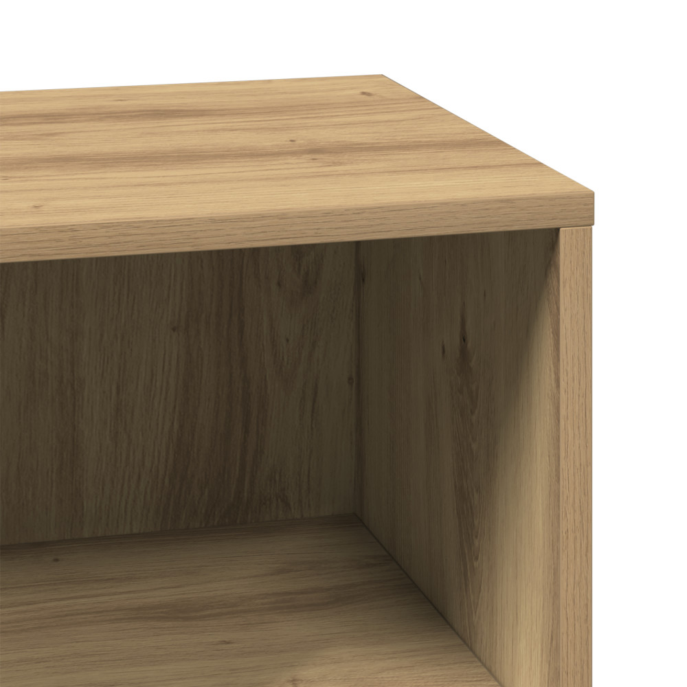 Produktbild för Badrumsskåp med dörr Artisan Ek 80 x 33 x 60 cm Konstruerat trä
