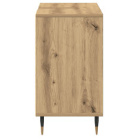 Produktbild för Badrumsskåp med dörr Artisan Ek 80 x 33 x 60 cm Konstruerat trä