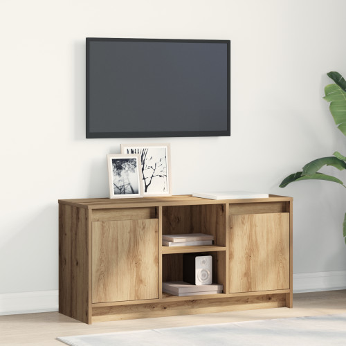 vidaXL TV Enheter 100 x 34 x 50 cm Brun Konstruerat trä