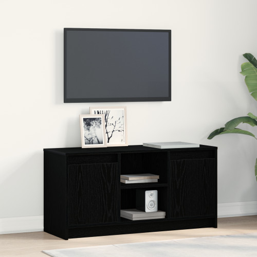 vidaXL TV Enheter Svart 100 x 34 x 50 cm Konstruerat trä