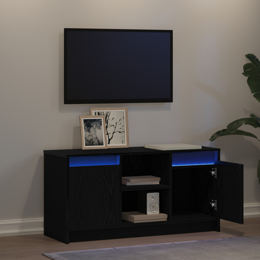 Produktbild för TV Enheter Svart 100 x 34 x 50 cm Konstruerat trä