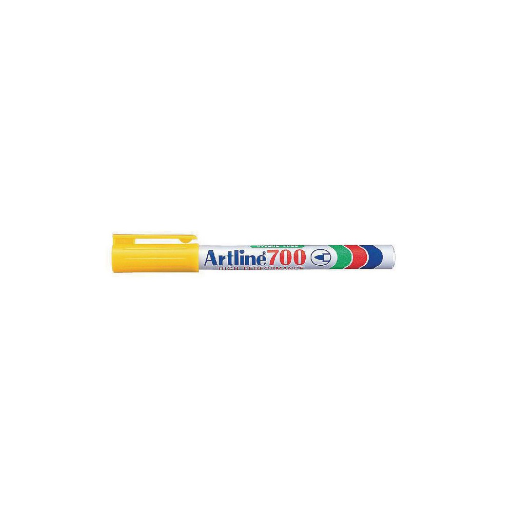 Produktbild för Märkpenna ARTLINE 700 perm. 0,7mm gul