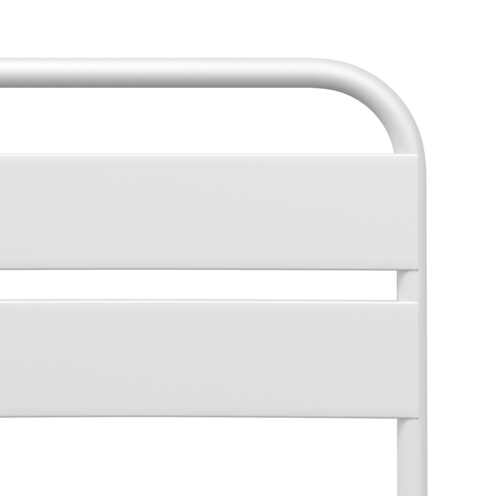 Produktbild för Fällstol för trädgård 2 pcs Vit 42 x 52 x 82cm