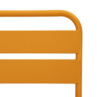 Produktbild för Fällstol för trädgård 2 pcs Senapsgul 42 x 52 x 82cm