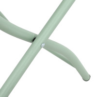 Produktbild för Fällstol för trädgård 2 pcs Ljusmynta 42 x 52 x 82cm