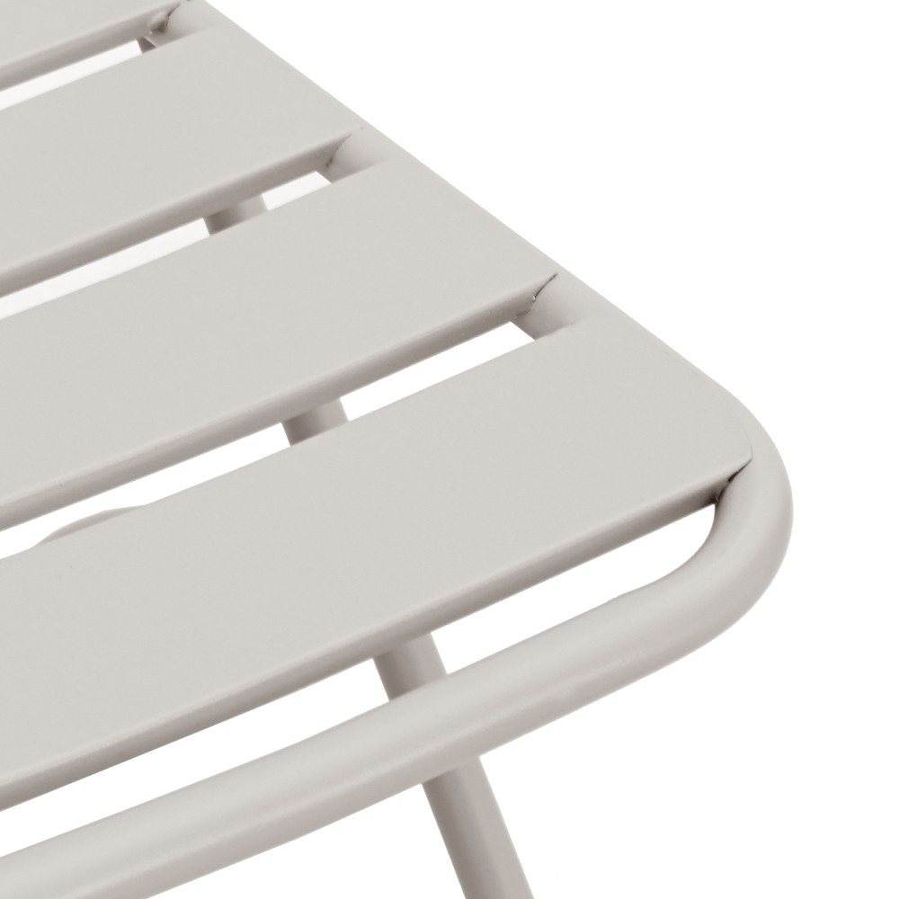 Produktbild för Fällstol för trädgård 2 pcs Beige 42 x 52 x 82cm