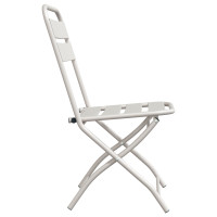 Produktbild för Fällstol för trädgård 2 pcs Beige 42 x 52 x 82cm