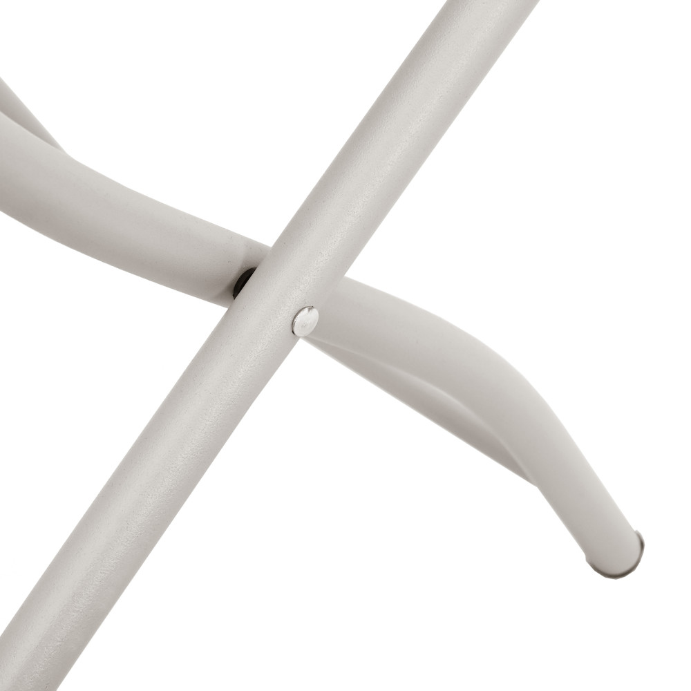 Produktbild för Fällstol för trädgård 2 pcs Beige 42 x 52 x 82cm