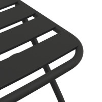 Produktbild för Fällstol för trädgård 2 pcs Antracit 42 x 52 x 82cm
