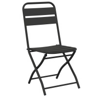 Produktbild för Fällstol för trädgård 2 pcs Antracit 42 x 52 x 82cm