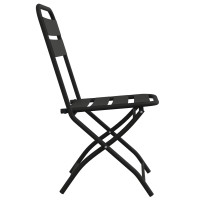 Produktbild för Fällstol för trädgård 2 pcs Antracit 42 x 52 x 82cm