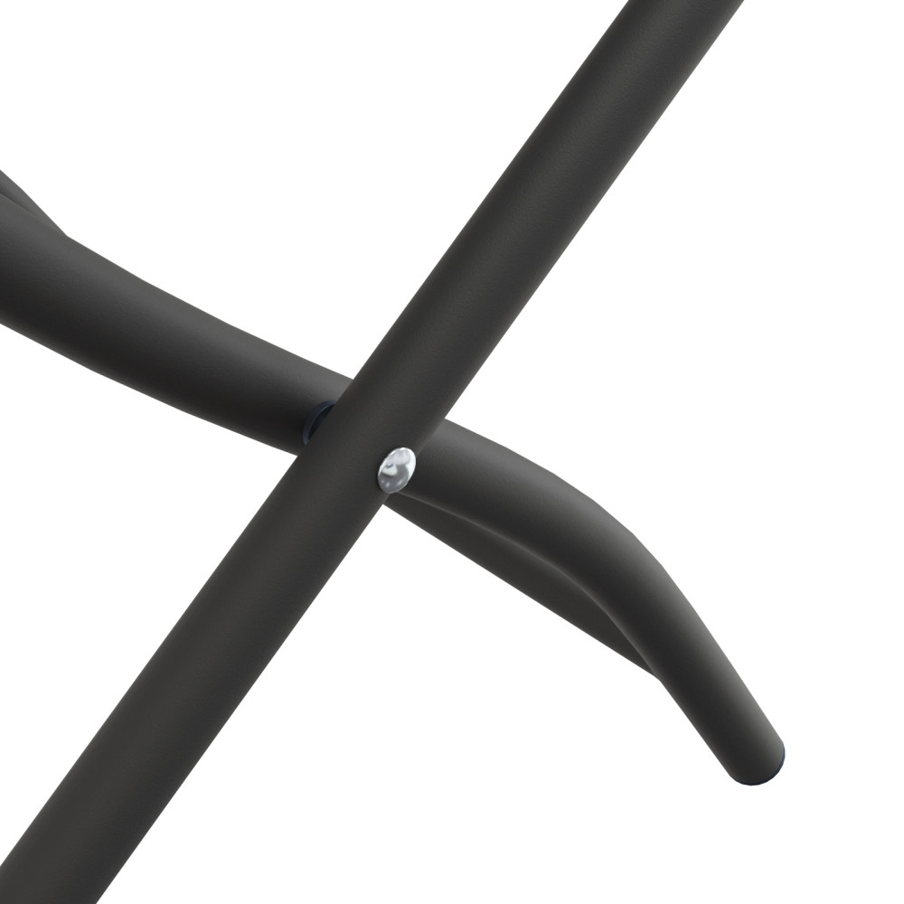 Produktbild för Fällstol för trädgård 2 pcs Antracit 42 x 52 x 82cm