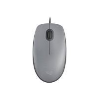 Produktbild för Logitech M110 Silent - mus - USB-A - mellangrå