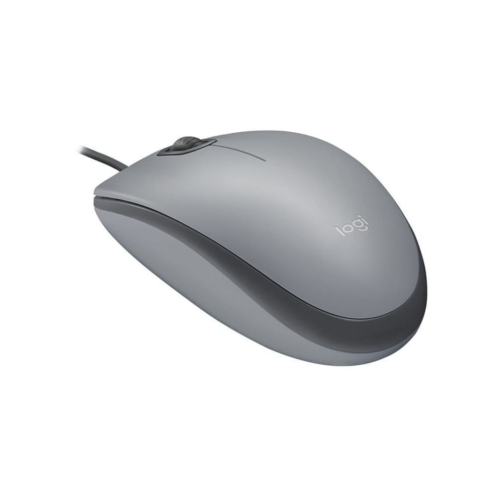 Produktbild för Logitech M110 Silent - mus - USB-A - mellangrå